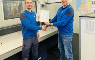 Behaald certificaat Sean bij 123meettechniek.nl